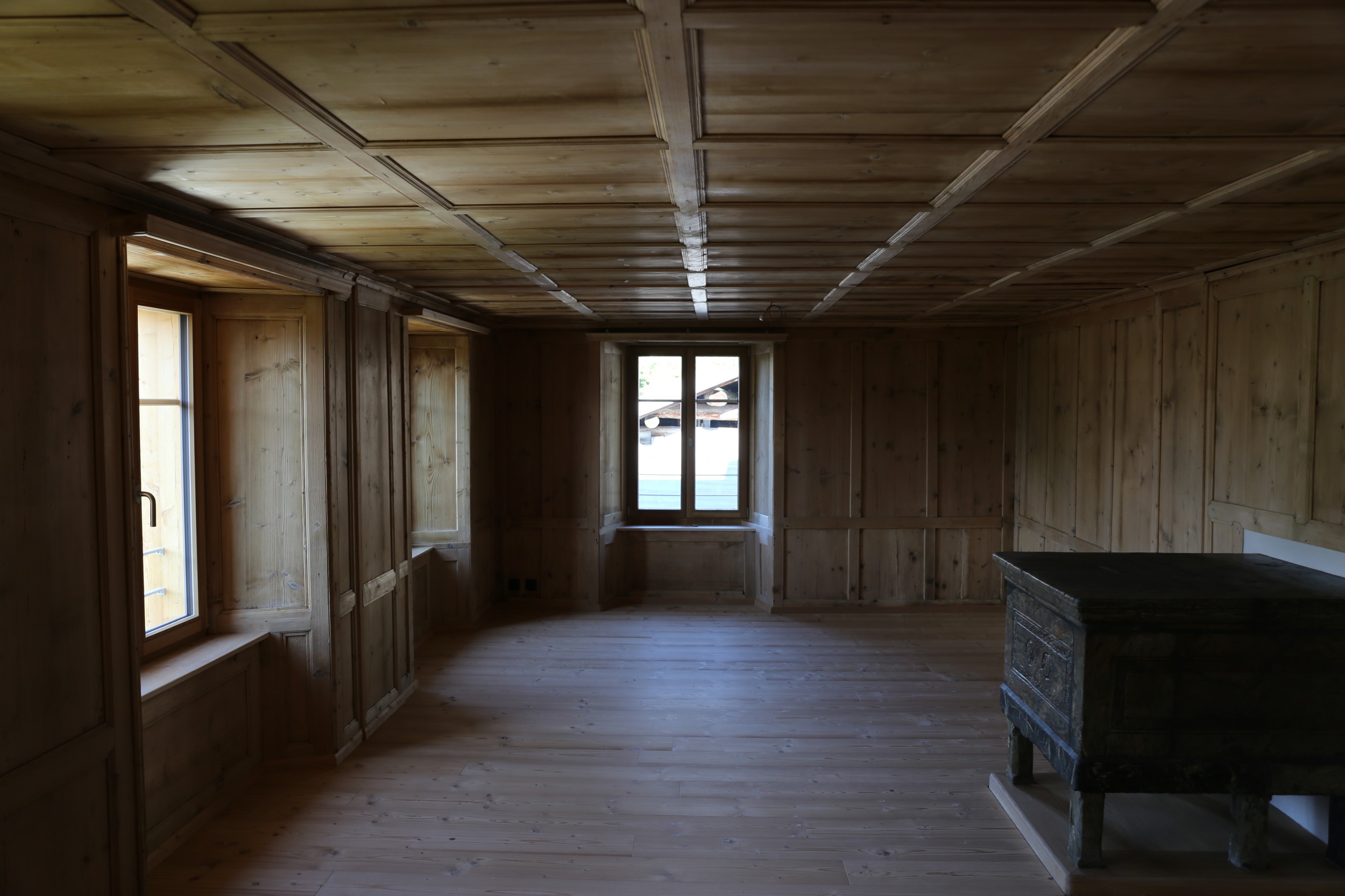 Innenraum mit gemütlichem Holzambiente